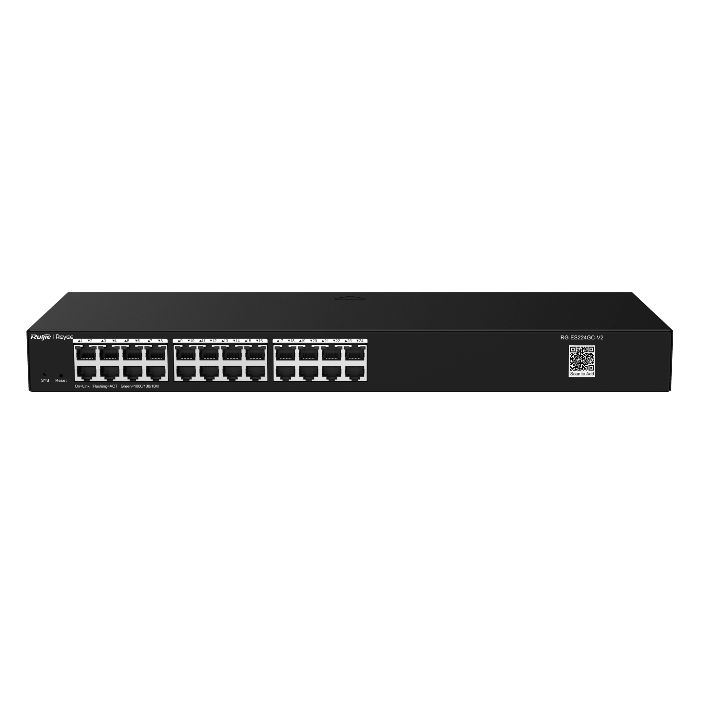 Reyee 24-Port Gigabit Smart Cloud Managed Non-PoE Switch