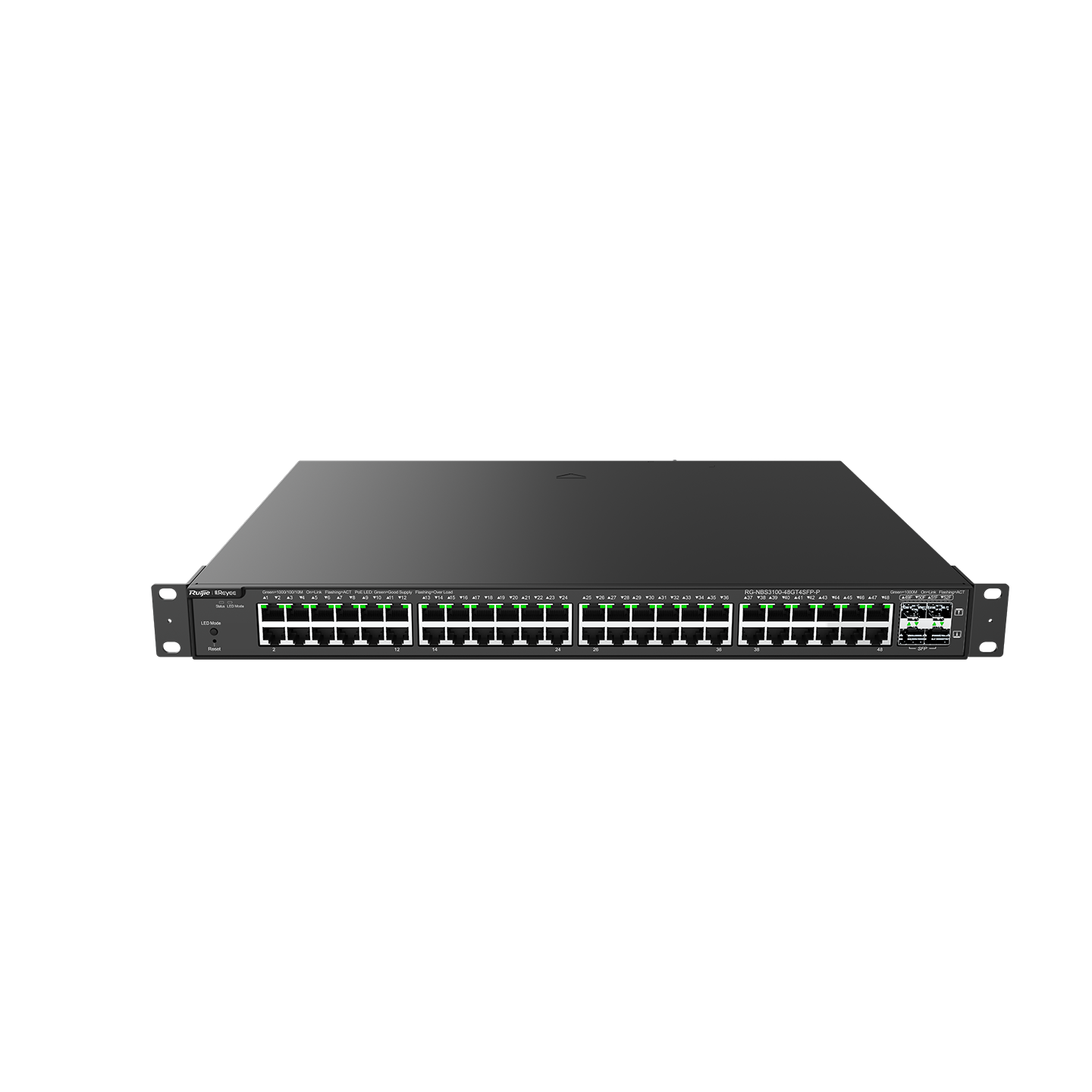 Reyee 52-Port Gigabit Layer 2 Cloud Managed PoE Switch 370W