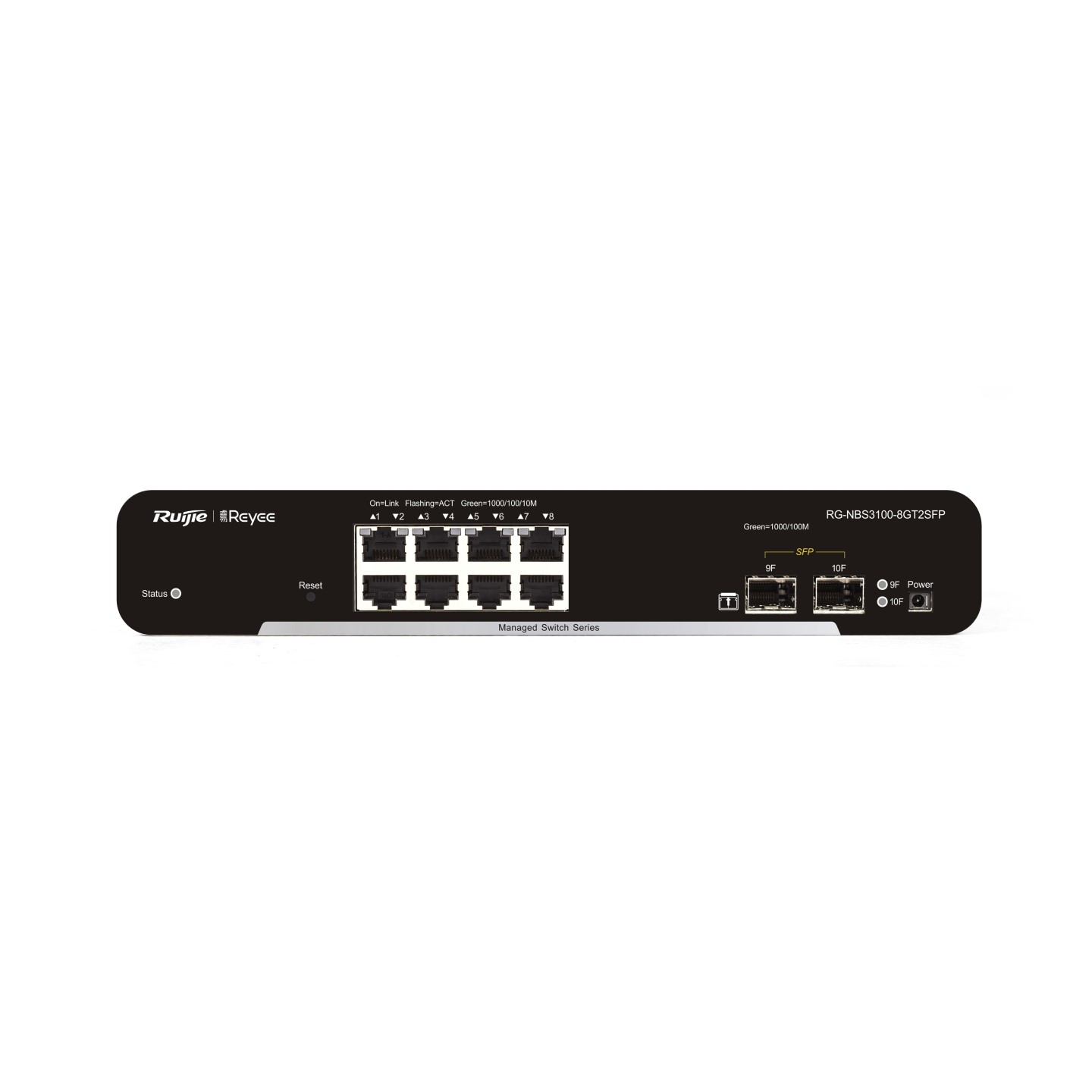 Reyee 10-Port Gigabit Layer 2 Cloud Managed Non-PoE Switch