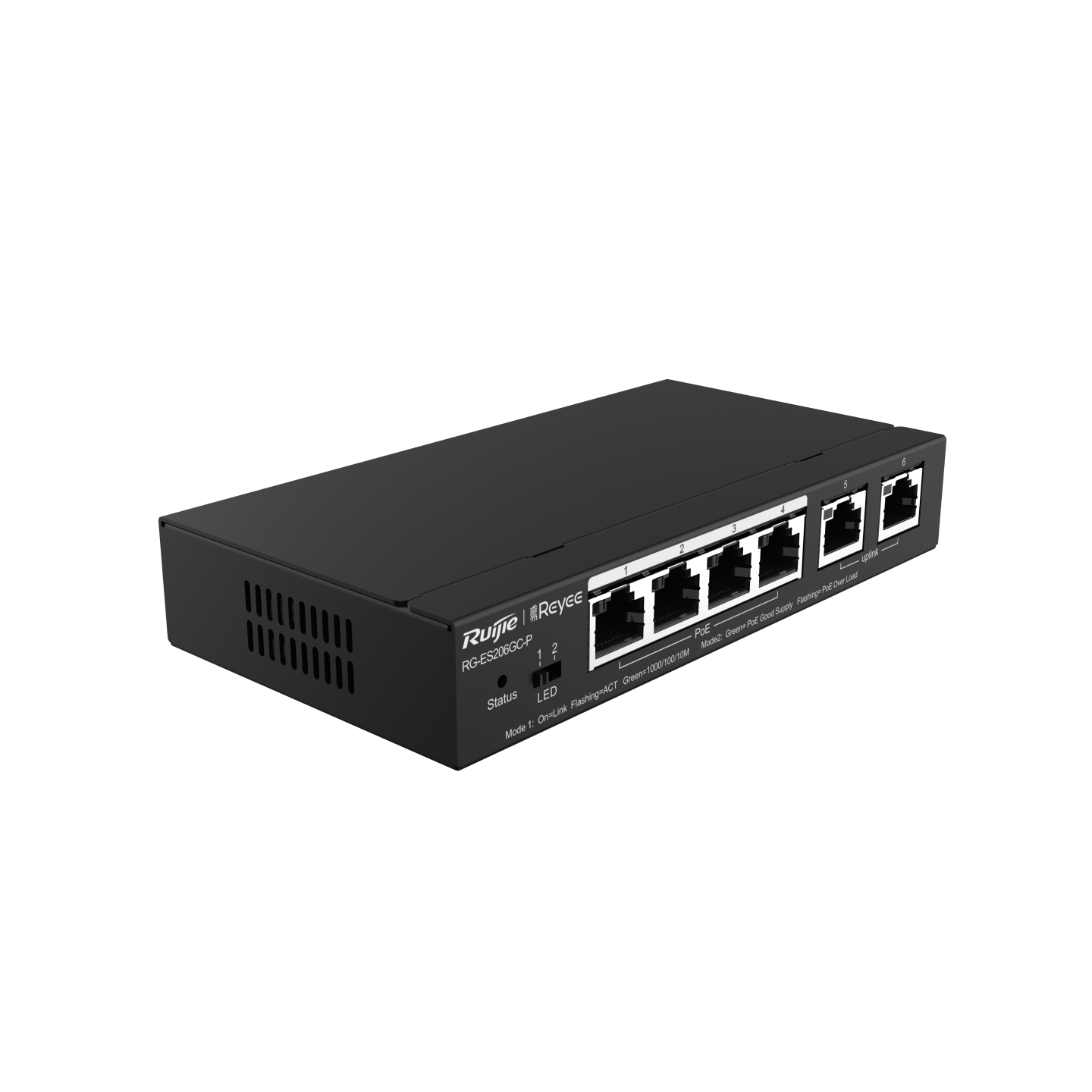 Reyee 6-Port Gigabit Smart Cloud Mananged PoE Switch 54W