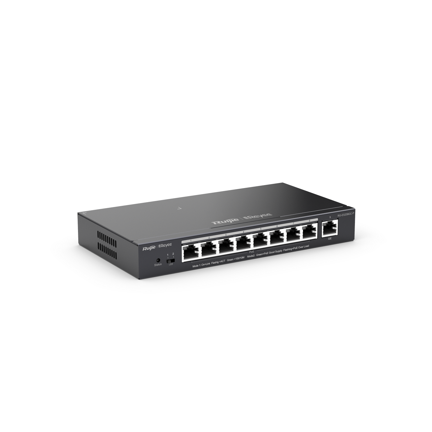 Reyee 9-Port Gigabit Smart Cloud Managed PoE Switch 120W